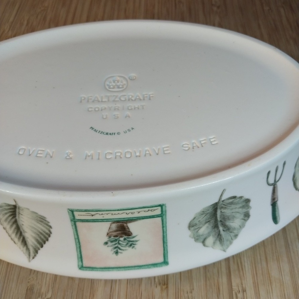 Pfaltzgraff Naturewood AuGratin Dish, US Made, limited production - 11-1/2" EC - Picture 8 of 9